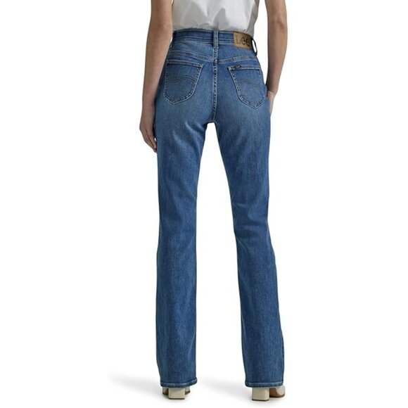 Lee Women's Ultra Lux Comfort with Flex Motion Bootcut Jean, 12 Long Tall - Picture 4 of 6